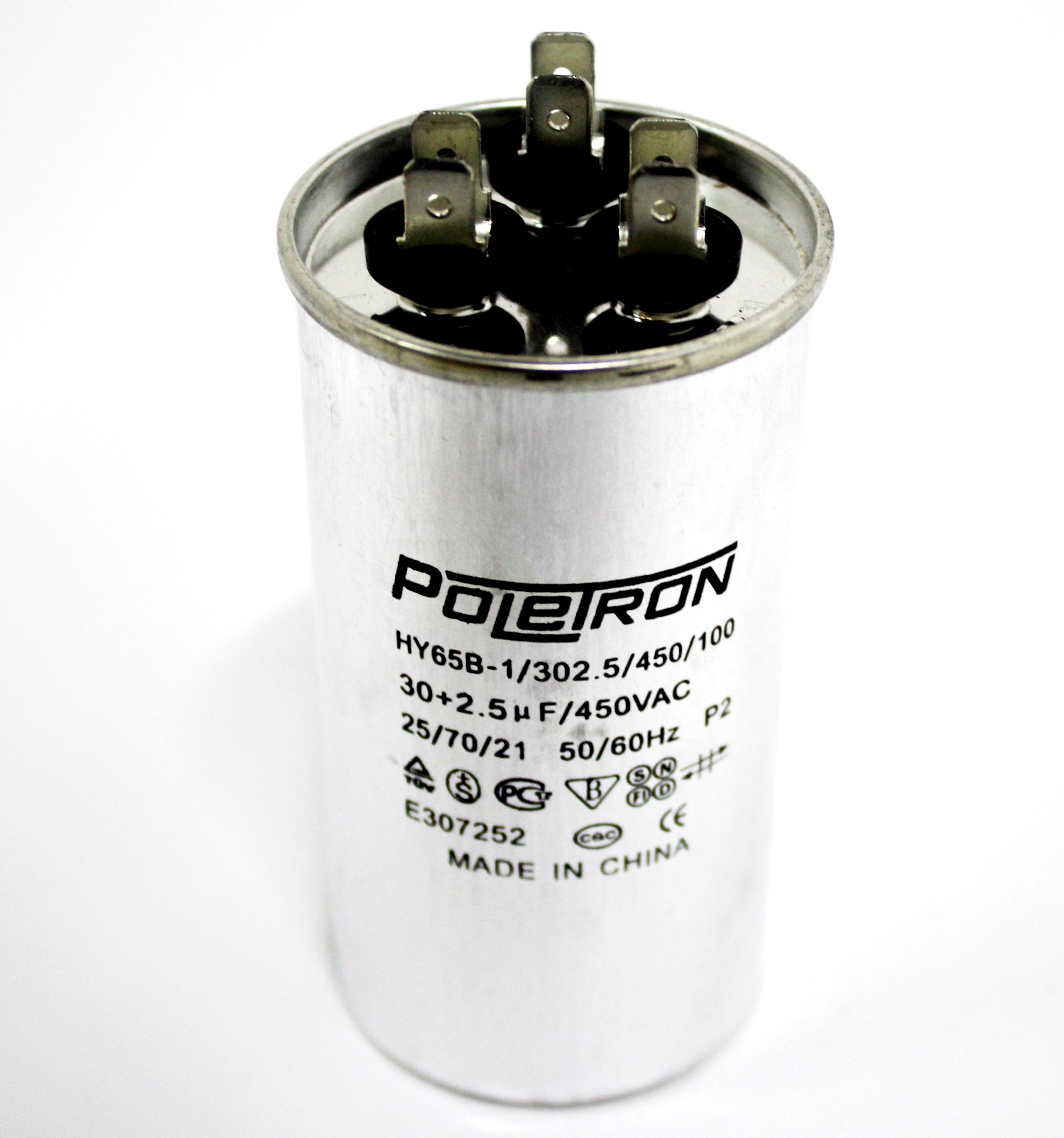 Конденсатор 30+2,5 мф 450V совмещенный. RF06B133